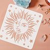 Large Plastic Reusable Drawing Painting Stencils Templates DIY-WH0172-762-3