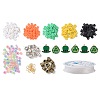 DIY Saint Patrick's Day Polymer Clay Beads Bracelet Making kit DIY-TZ0001-11-2