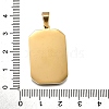 Tarot 304 Stainless Steel Enamel Pendants STAS-M119-09E-G-2
