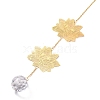 Faceted Glass Sun Catcher Pendant Decorations AJEW-A037-07G-3