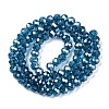 Electroplate Glass Beads Strands EGLA-A044-T6mm-A27-3