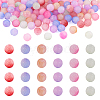 120Pcs 6 Colors Acrylic Beads SACR-TA0001-26-8