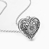 Alloy Heart Pendant Necklaces PW-WG44253-01-4