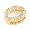 Brass Micro Pave Cubic Zirconia Pendants KK-B167-22G-0-2