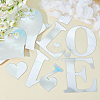 AHANDMAKER 2 Sets 2 Styles Mirror Wall Stickers DIY-GA0002-06-4