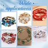 400Pcs 2 Colors Steel Memory Wire FIND-SP0002-07-6