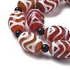 Tibetan Style dZi Beads Strands G-NH0037-C01-01-2