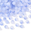 400Pcs Baking Paint Transparent Glass Beads DGLA-YW0001-61H-1