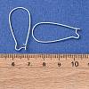 Brass Hoop Earrings Findings Kidney Ear Wires EC221-S-3