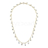 Brass Bar Link Chain Necklaces NJEW-JN03082-1