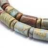 Natural Aqua Terra Jasper Beads Strands G-I213-03A-3