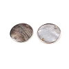 Natural Black Lip Shell Connector Charms SHEL-N036-08-2