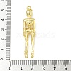 Halloween Theme Rack Plating Brass Pendants KK-Z067-14G-02-3