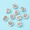 Tibetan Style Alloy Snail Shell Beads TIBEB-5570-AS-LF-3