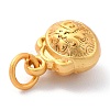 Brass Charms ZIRC-I054-30-3