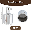 316 Surgical Stainless Steel Cap End FIND-WH0436-11-2