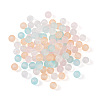 800Pcs 4 Colors Transparent Acrylic Beads FACR-TA0001-03-2