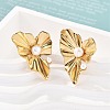 304 Stainless Steel Stud Earrings EJEW-S246-04G-1