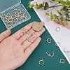   30Pcs Brass Huggie Hoop Earring Findings FIND-PH0008-65-3