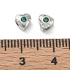 SHEGRACE Brass Green Cubic Zirconia Beads XGRQ4H283-681P-A-3