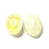 Mocha Fluorescent Style Glass Rhinestone Cabochons GGLA-M005-01B-226MK-2