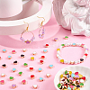 96Pcs 8 Colors Alloy Enamel Beads FIND-SC0015-37-3