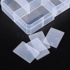 Plastic Clear Beads Display Storage Case Box X-C006Y-3
