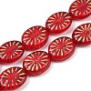 Czech Pressed Glass Beads GLAA-I061-24-1