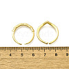 2Pcs 2 Styles Brass Micro Pave Clear Cubic Zirconia Cuff Rings for Women RJEW-S399-05G-7