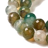 Natural Agate(Dyed & Heated) Beads Strands G-H066-B04-02-4