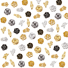 Olycraft 160 Pcs Alloy Cabochons MRMJ-OC0001-66