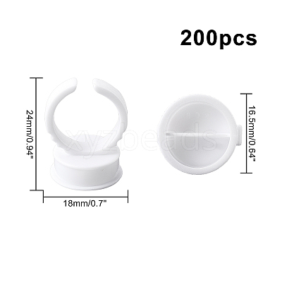 Fiber Tattoo Rings Cups MRMJ-WH0068-90-1