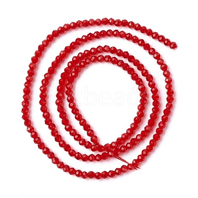 Transparent Glass Beads Strands X-GLAA-C019-01A-16-1