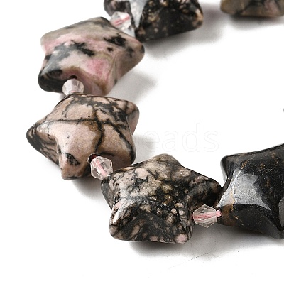 Natural Rhodonite Beads Strands G-U023-C01-05-1