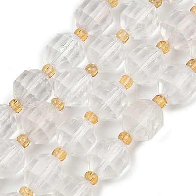 Grade A Natural Quartz Crystal Beads Strands G-K303-A11-12mm-1