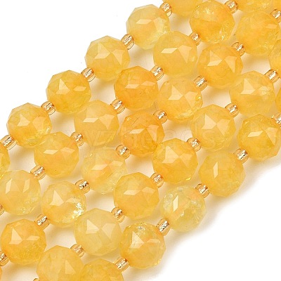 Dyed Imitation Jade Glass Beads Strands GL-Z001-02A-04-1