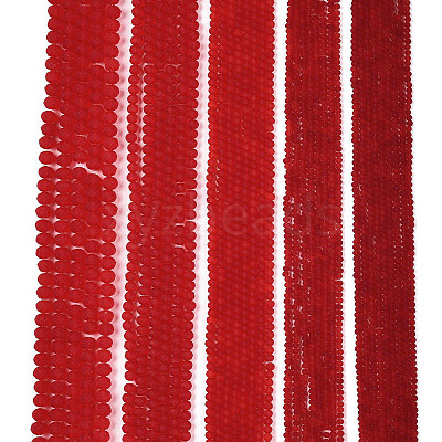Transparent Glass Beads Strands X-EGLA-A044-T8mm-MD01-1