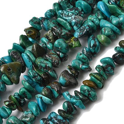 Natural HuBei Turquoise Bead Strands G-H345-A01-14-1