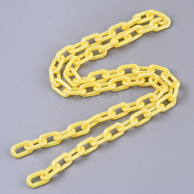 Acrylic Opaque Cable Chains PACR-N009-002I-1