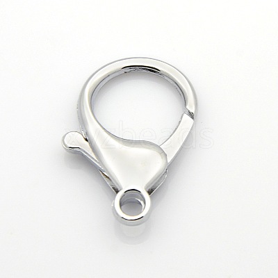 Zinc Alloy Large Lobster Claw Clasps X-PALLOY-O040-01-1
