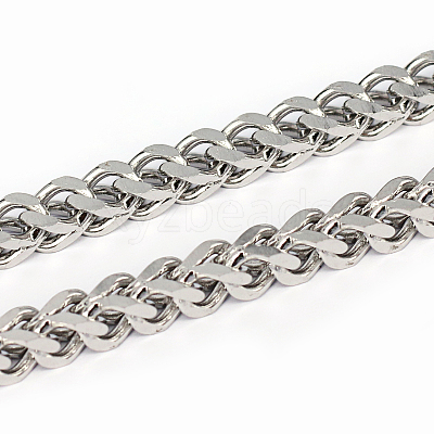 Tarnish Resistant 304 Stainless Steel Wheat Chains CHS-L001-49-1.4mm-1