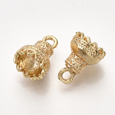 Brass Pendants Bail KK-T035-97-1