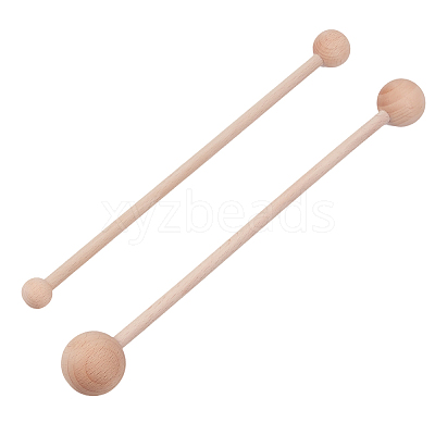 2Pcs Beech Wood Modeling Tools TOOL-WH20002-16-1