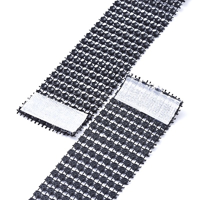 8 Rows Plastic Rhinestone Napkin Rings AJEW-D042-01C-1