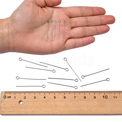 Tarnish Resistant 304 Stainless Steel Eye Pin STAS-E013-0.6x30mm-1