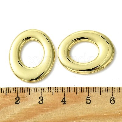 Rack Plating Brass Linking Ring KK-A204-19G-1