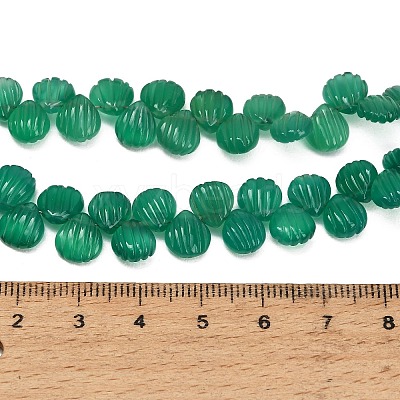 Natural Chrysoprase Carved Beads Strands GG-CBA0C95-D03-1