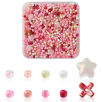 Mixed Styles Glass Beads GLAA-FS0001-78-1