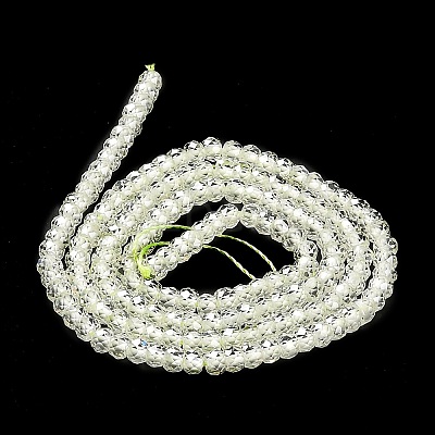 Cubic Zirconia Bead Strands ZIRC-G001-01G-1