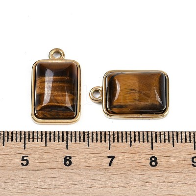 Natural Tiger Eye Pendants STAS-K291-04G-04-1